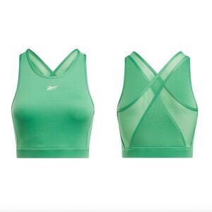 NWT Reebok Identity Vector Low Bralette Green – Size XS
